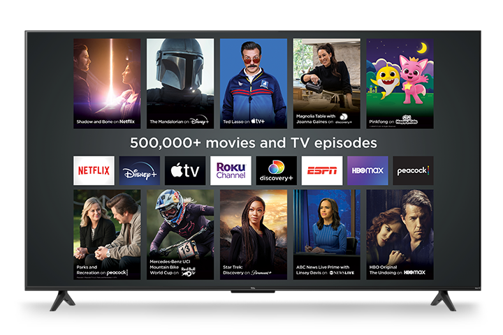 TCL 43-inch CLASS 43S455 4-SERIES 4K UHD HDR LED SMART ROKU TV